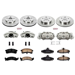 Power Stop KCOE1535 Autospecialty 1-Click Daily Driver Front And Rear Brake Kit for 1994-1997 Chevrolet Camaro Rear Disc product image
