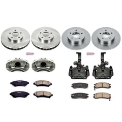 Power Stop KCOE1543F Autospecialty 1-Click Daily Driver Front And Rear Brake Kit for 2001-2003 Oldsmobile Aurora product image