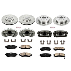 Power Stop KCOE1544 Autospecialty 1-Click Daily Driver Front And Rear Brake Kit for 2000-2005 Chevrolet Impala product image