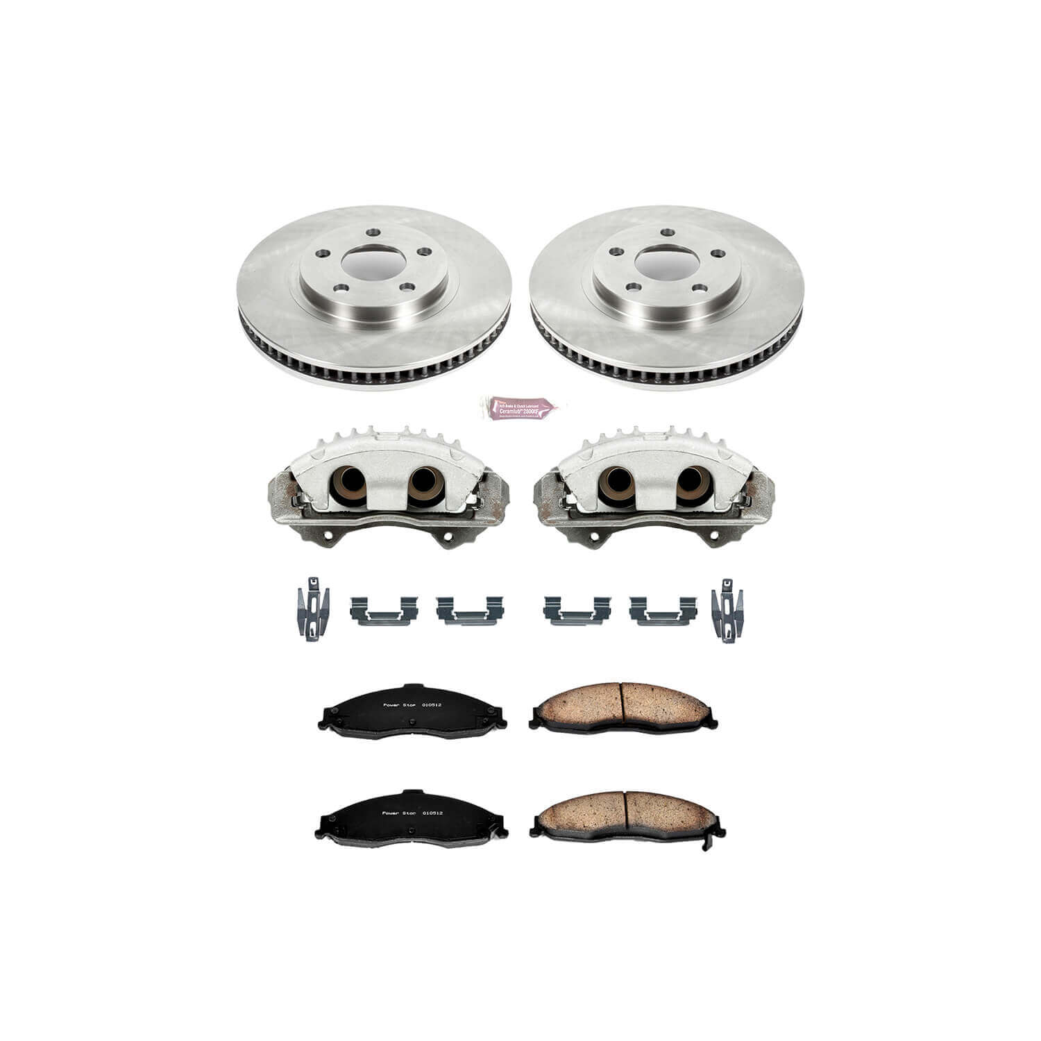 Power Stop KCOE1547 Autospecialty 1-Click Daily Driver Front Brake Kit for 1998-2002 Chevrolet Camaro product image
