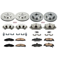 Power Stop KCOE1548 Autospecialty 1-Click Daily Driver Front And Rear Brake Kit for 1998-2002 Chevrolet Camaro product image
