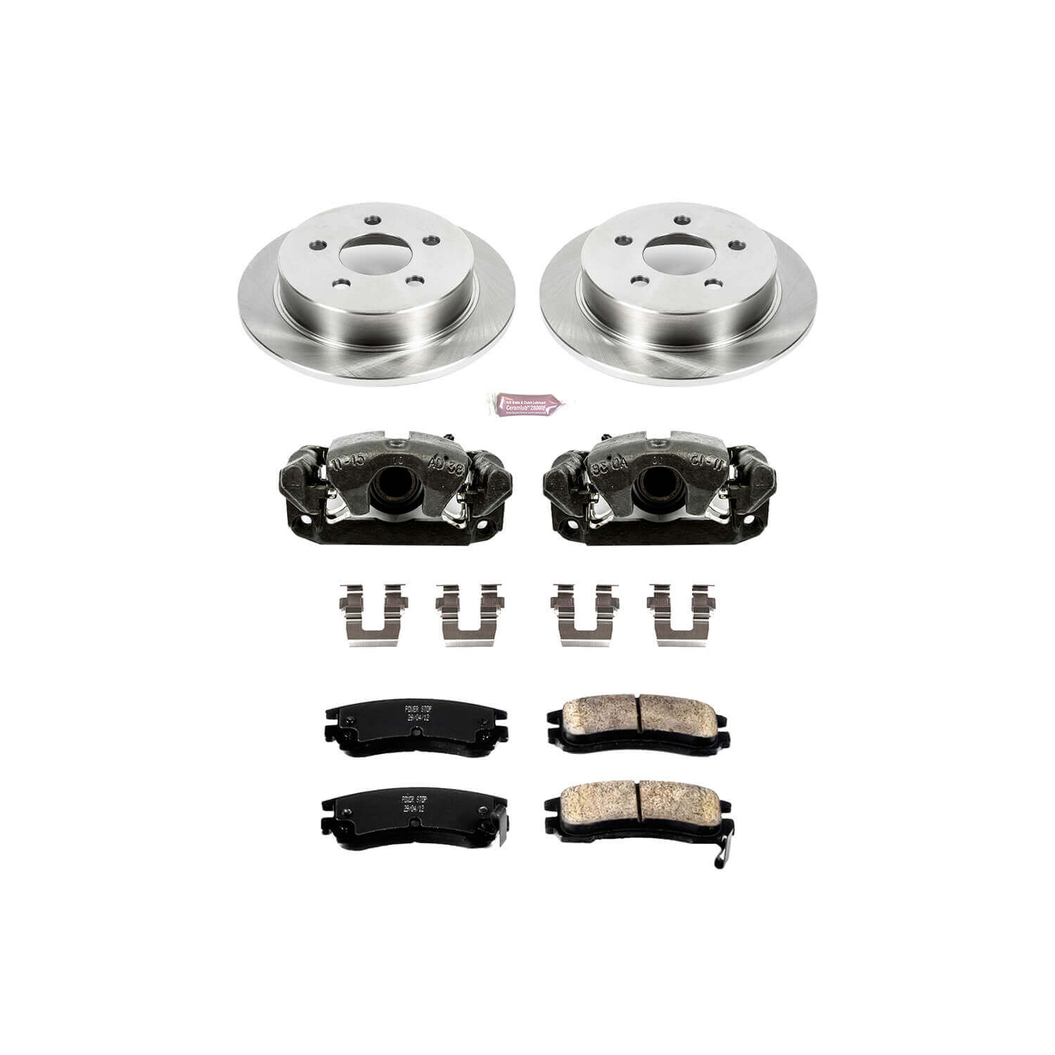 Power Stop KCOE1558 Autospecialty 1-Click Daily Driver Rear Brake Kit for 2004-2005 Buick Century product image
