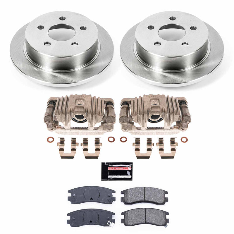 Power Stop KCOE1558A Autospecialty 1-Click OE Replacement Pad And Rotor Kit With Calipers for 1999-2002 Oldsmobile Alero product image