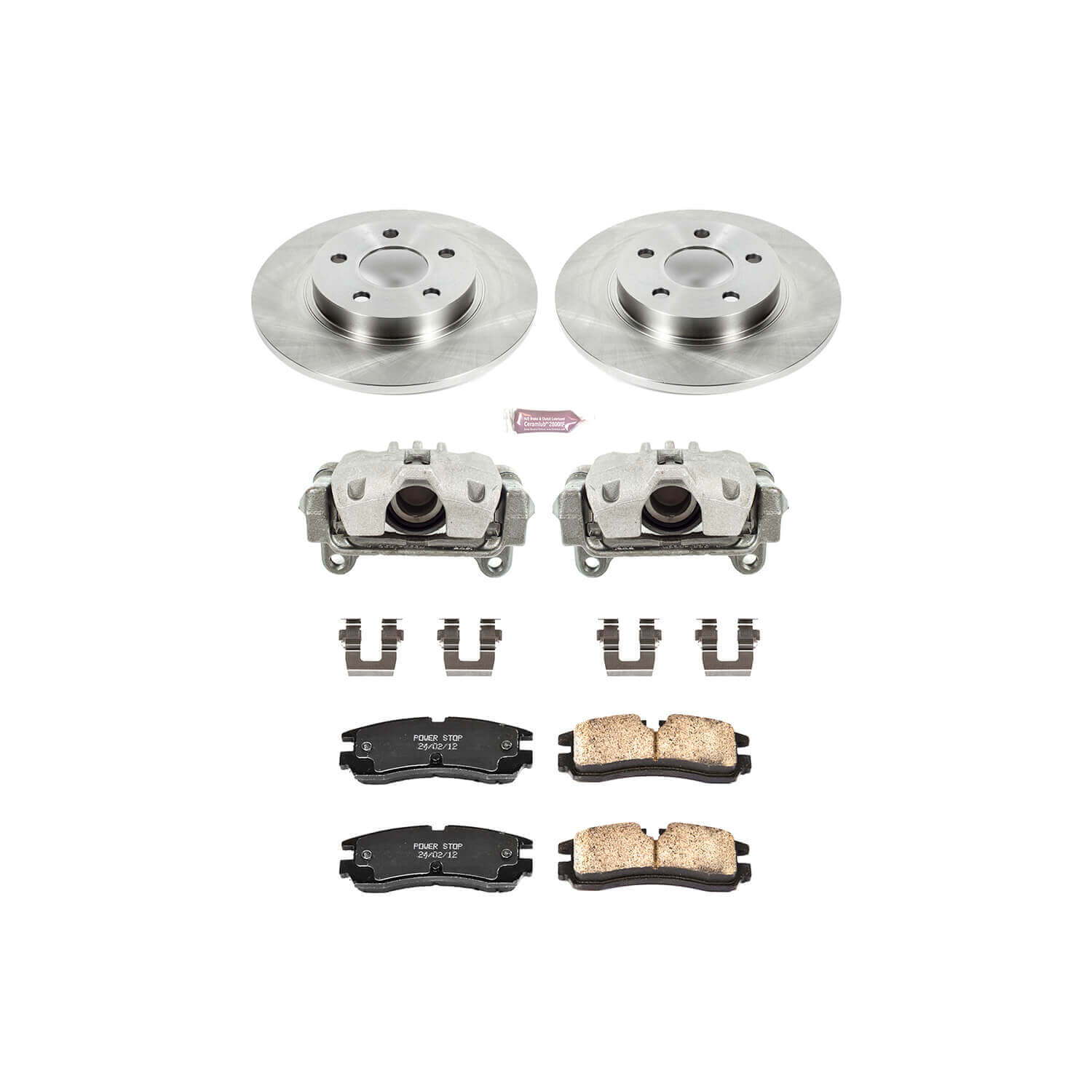Power Stop KCOE1567 Autospecialty 1-Click Daily Driver Rear Brake Kit for 2000-2002 Cadillac Seville product image