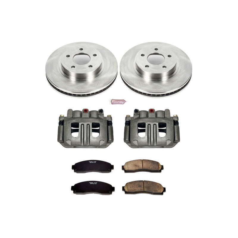 Power Stop KCOE1576A Autospecialty 1-Click Daily Driver Front Brake Kit for 2002-2003 Saturn Vue product image