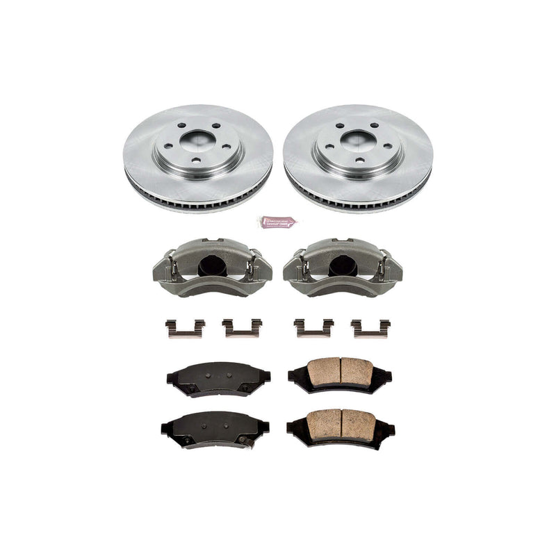 Power Stop KCOE1586 Autospecialty 1-Click Daily Driver Front Brake Kit for 2004 Pontiac Grand Prix product image