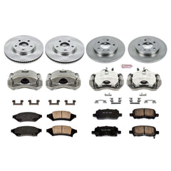 Power Stop KCOE1587A Autospecialty 1-Click Daily Driver Front And Rear Brake Kit for 2004 Pontiac Grand Prix product image