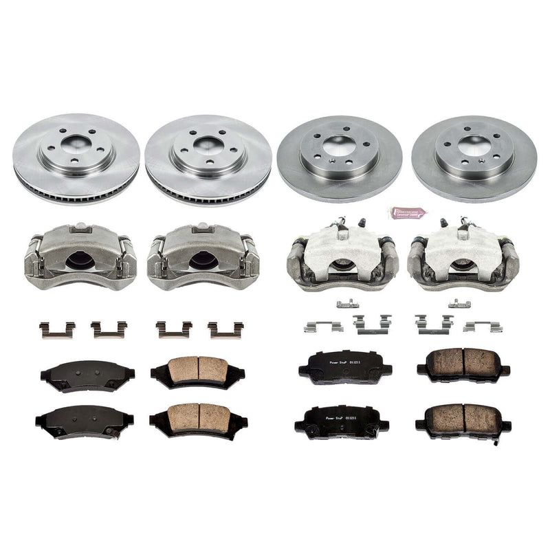 Power Stop KCOE1587A Autospecialty 1-Click Daily Driver Front And Rear Brake Kit for 2004 Pontiac Grand Prix product image