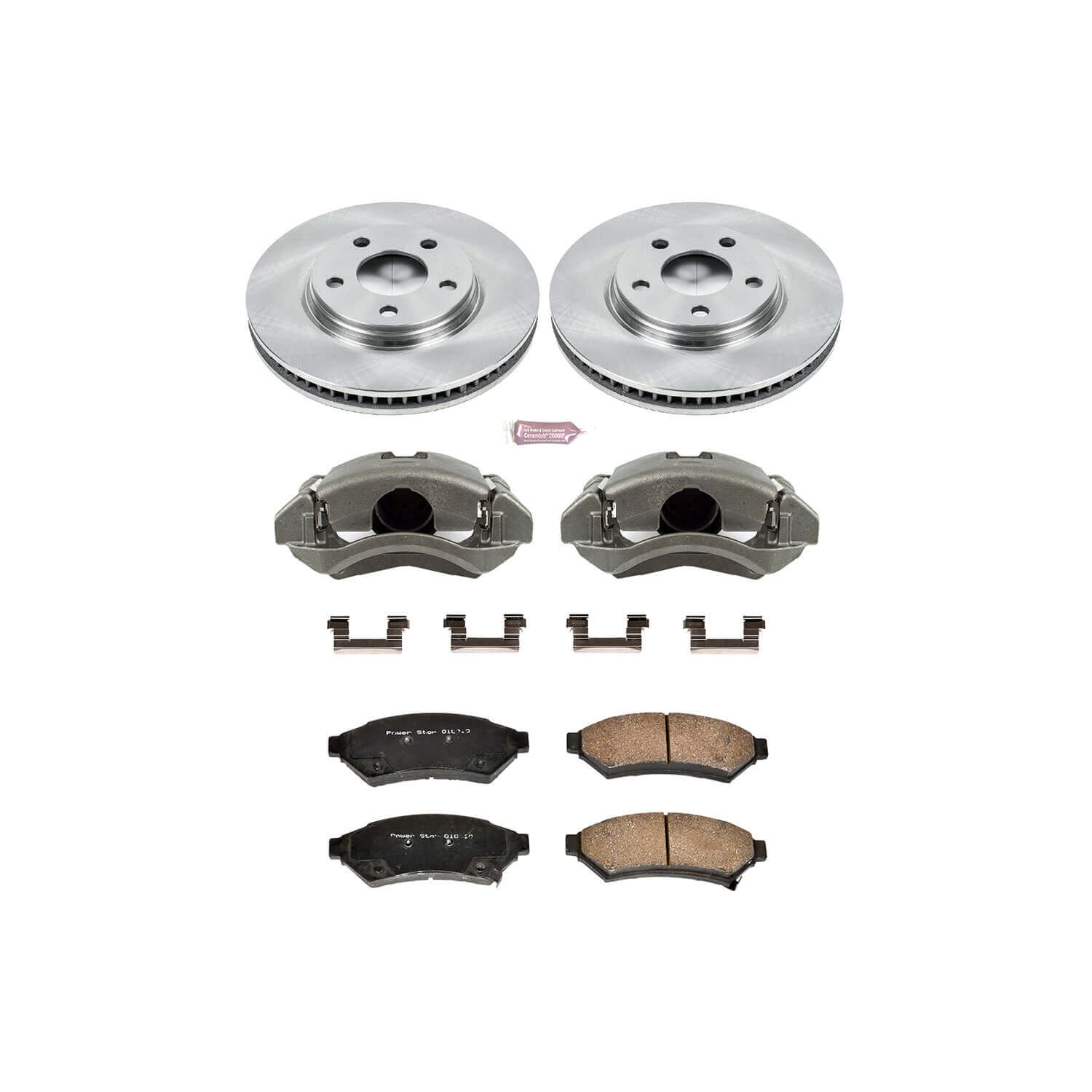 Power Stop KCOE1588 Autospecialty 1-Click Daily Driver Front Brake Kit for 2005-2009 Buick Allure product image
