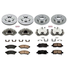 Power Stop KCOE1589 Autospecialty 1-Click Daily Driver Front And Rear Brake Kit for 2005-2009 Buick Allure product image