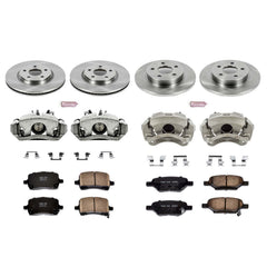 Power Stop KCOE1612 Autospecialty 1-Click Daily Driver Front And Rear Brake Kit for 2005-2006 Chevrolet Cobalt SS product image