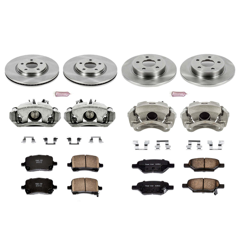 Power Stop KCOE1612 Autospecialty 1-Click Daily Driver Front And Rear Brake Kit for 2005-2006 Chevrolet Cobalt SS product image