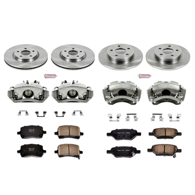 Power Stop KCOE1612A Autospecialty 1-Click Daily Driver Front And Rear Brake Kit for 2004-2007 Chevrolet Malibu Rear Disc product image