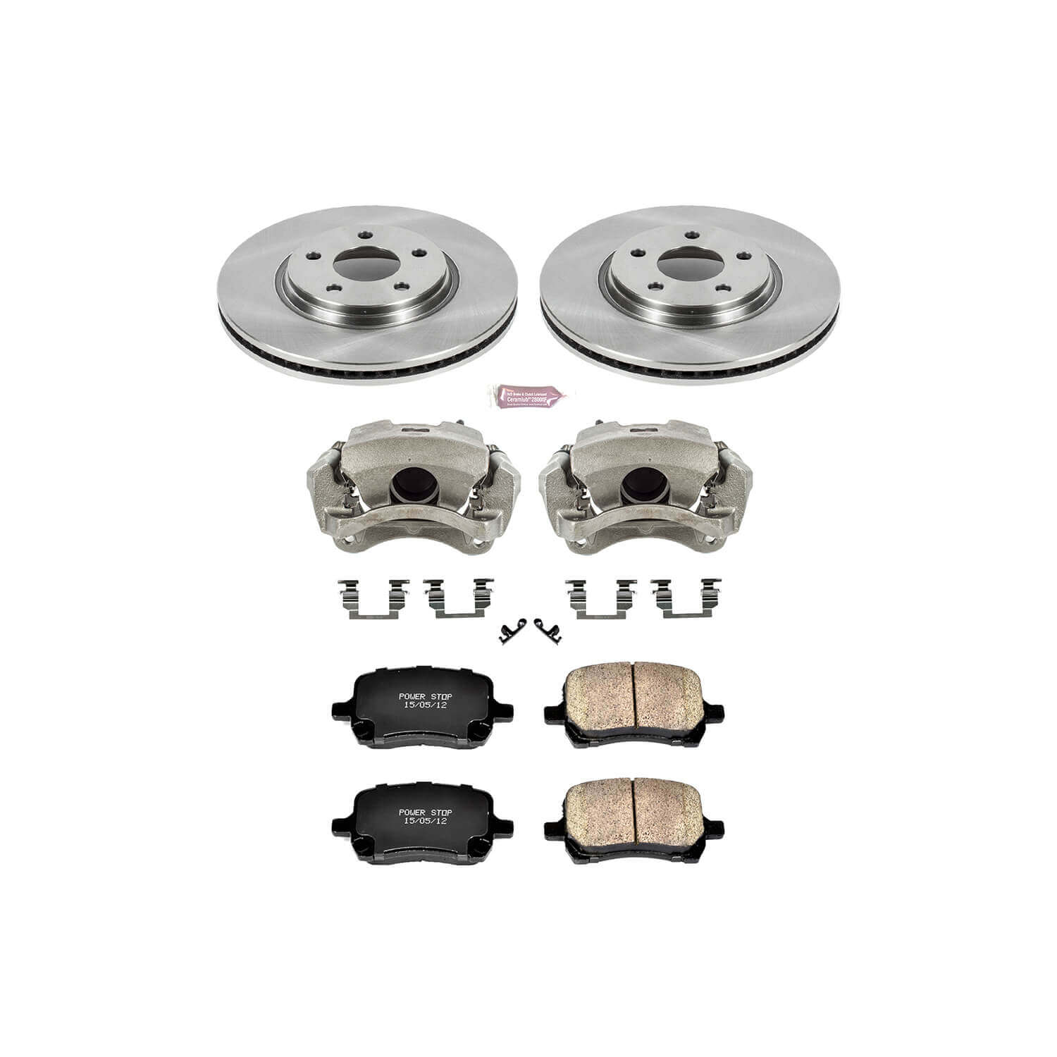 Power Stop KCOE1614 Autospecialty 1-Click Daily Driver Front Brake Kit for 2007 Chevrolet Cobalt SS product image