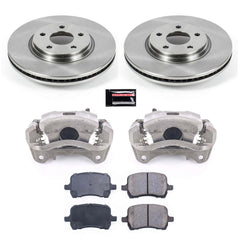 Power Stop KCOE1614B Autospecialty 1-Click OE Replacement Pad And Rotor Kit With Calipers for 2009 Pontiac G5 Rear Disc product image