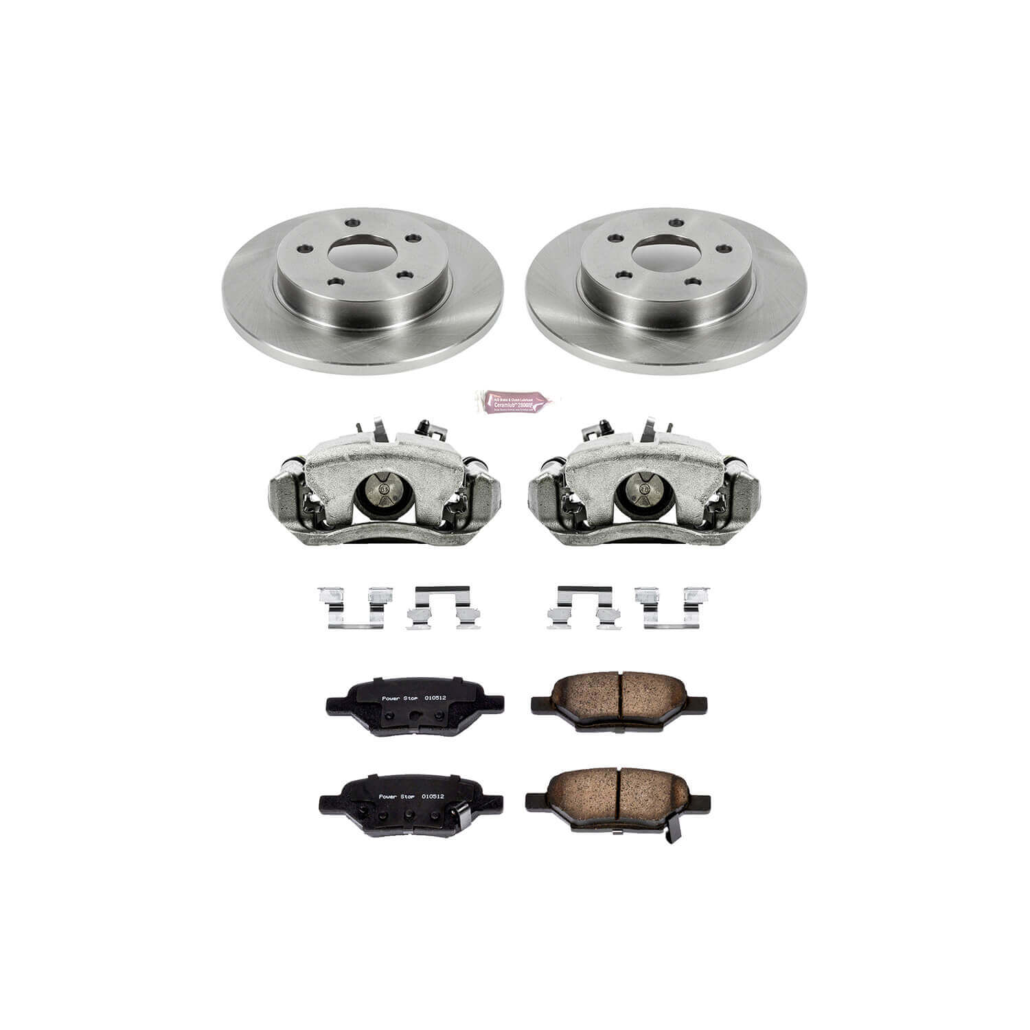 Power Stop KCOE1616 Autospecialty 1-Click Daily Driver Rear Brake Kit for 2005-2007 Chevrolet Cobalt SS product image