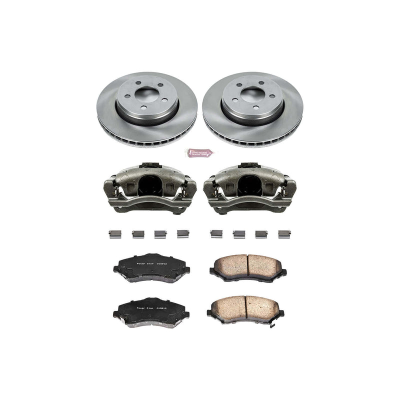 Power Stop KCOE1631 Autospecialty 1-Click Daily Driver Front Brake Kit for 2007-2011 Dodge Nitro product image