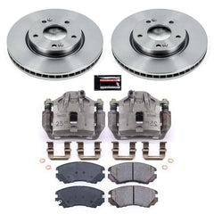 Power Stop KCOE165A Autospecialty 1-Click OE Replacement Front Brake Kit With Calipers for 2003-2005 Hyundai Tiburon product image