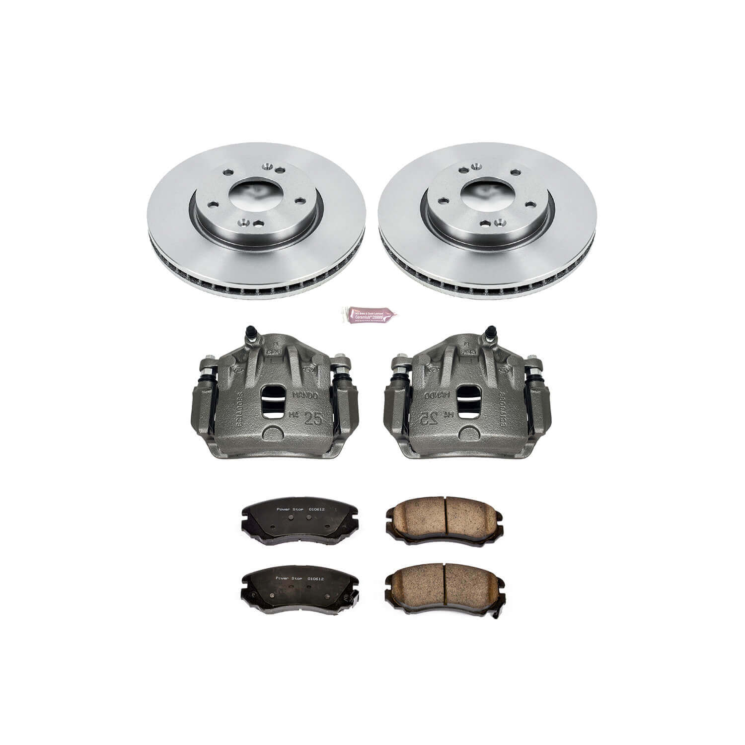 Power Stop KCOE165C Autospecialty 1-Click Daily Driver Front Brake Kit for 2006-2010 Hyundai Sonata product image
