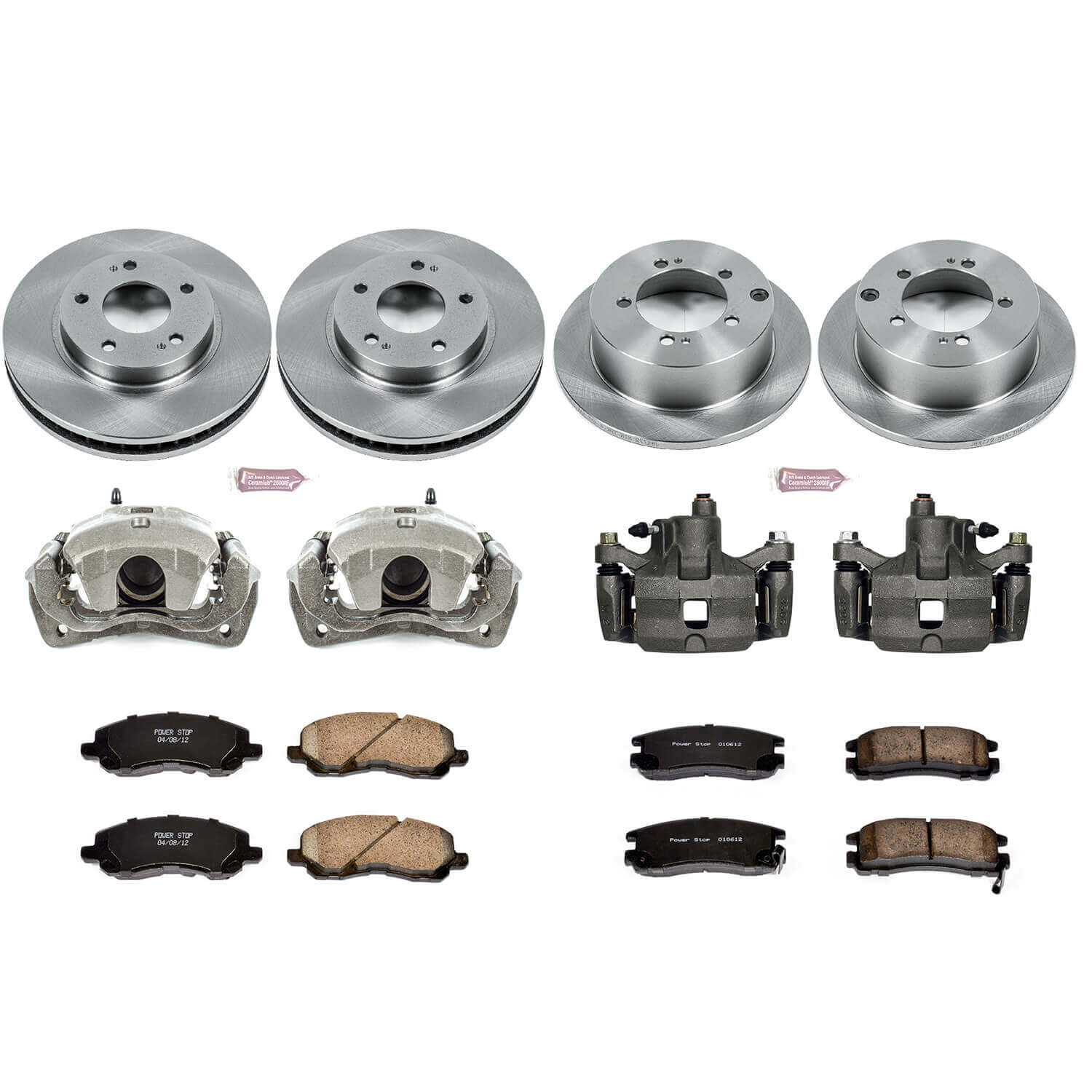 Power Stop KCOE1683 Autospecialty 1-Click Daily Driver Front And Rear Brake Kit for 2001-2002 Chrysler Sebring Coupe (2 Door) Rear Disc product image