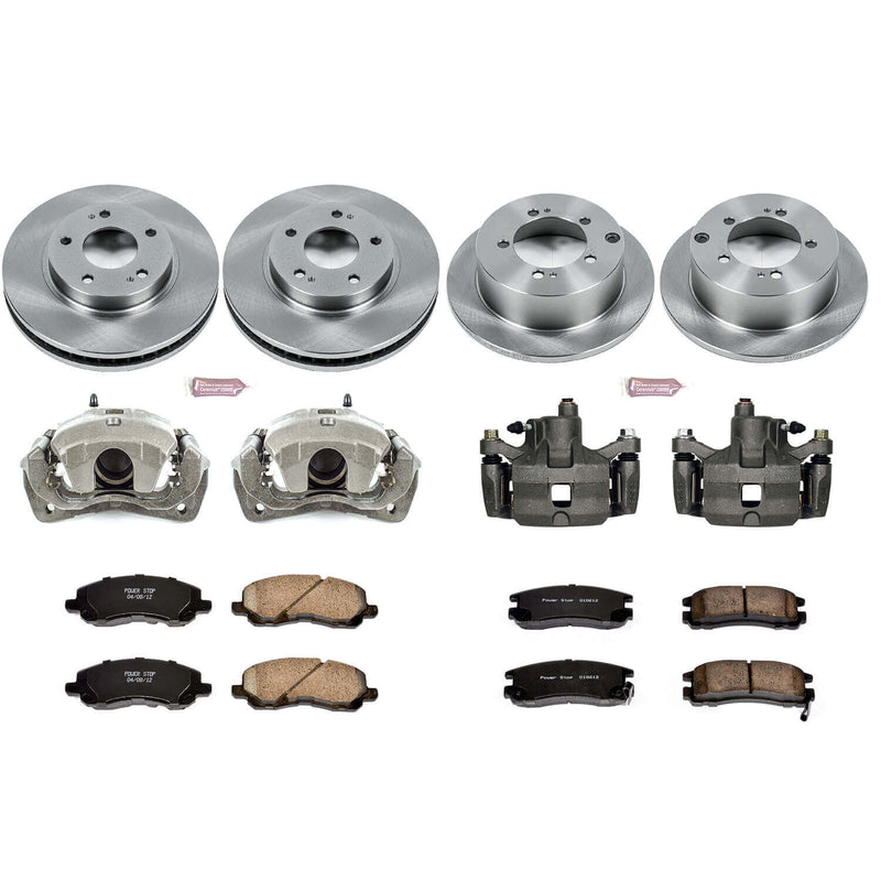 Power Stop KCOE1683 Autospecialty 1-Click Daily Driver Front And Rear Brake Kit for 2001-2002 Chrysler Sebring Coupe (2 Door) Rear Disc product image
