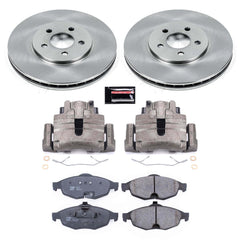 Power Stop KCOE1684 Autospecialty 1-Click OE Replacement Front Brake Kit With Calipers for 2001-2004 Chrysler Sebring Convertible, Sedan (4 Door) product image