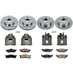 Power Stop KCOE1693 Autospecialty 1-Click Daily Driver Front And Rear Brake Kit for 1999-2004 Chrysler 300M product image