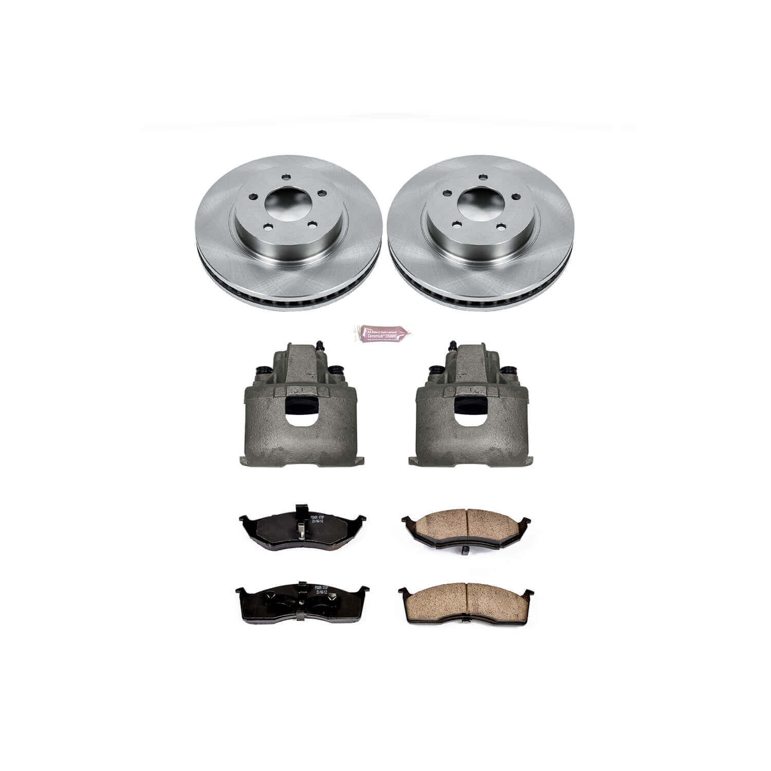 Power Stop KCOE1694 Autospecialty 1-Click Daily Driver Front Brake Kit for 1998-2004 Chrysler Concorde product image