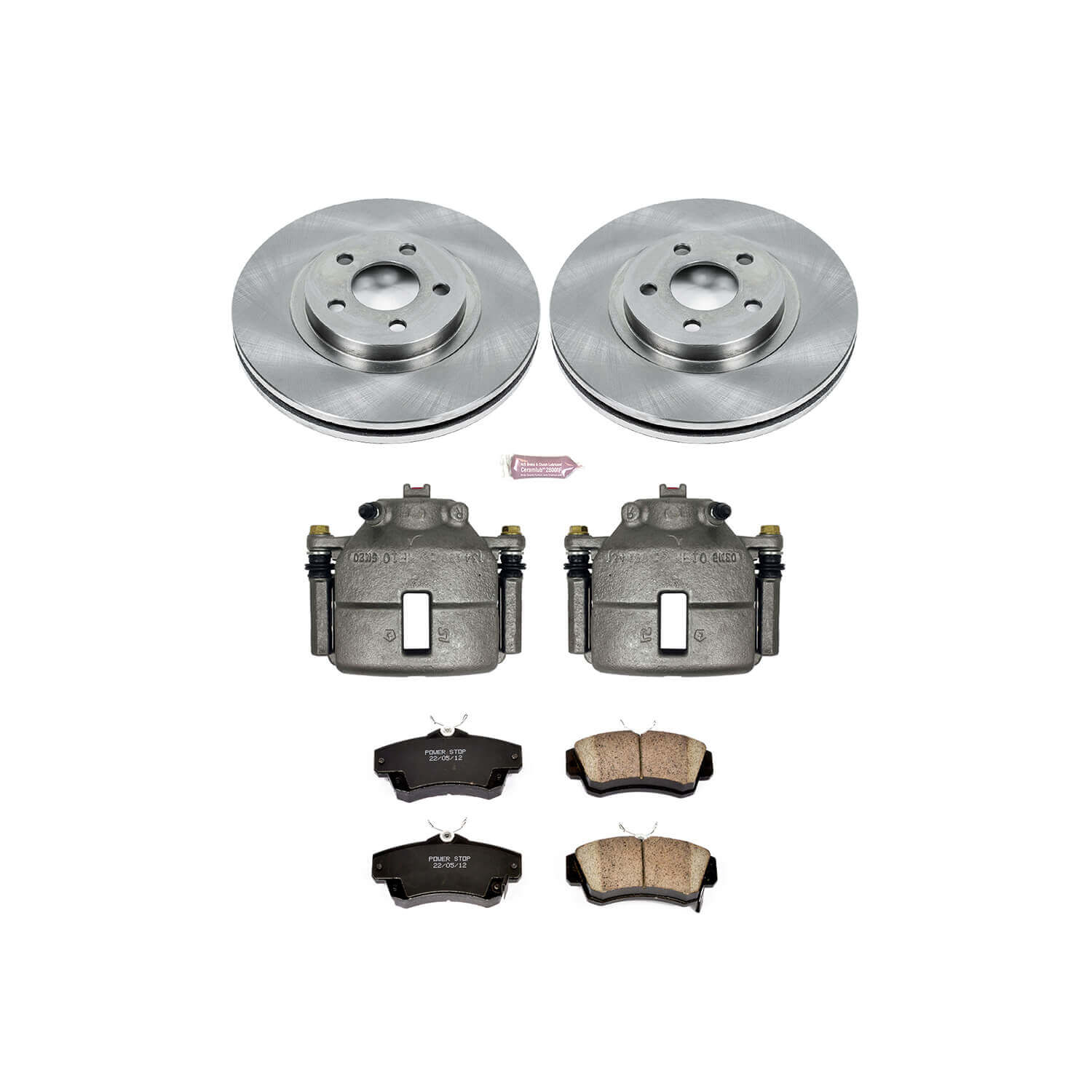 Power Stop KCOE1704A Autospecialty 1-Click Daily Driver Front Brake Kit for 2001-2005 Chrysler Pt Cruiser product image