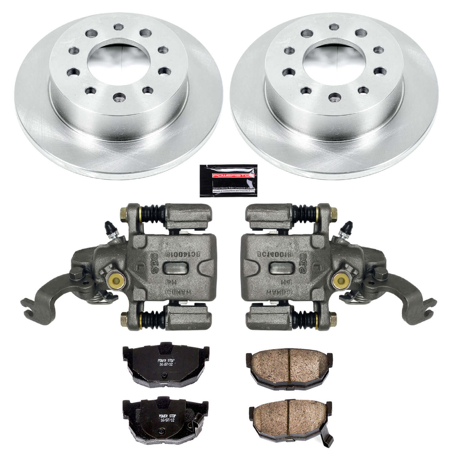 Power Stop KCOE170A Autospecialty 1-Click Daily Driver Rear Brake Kit for 2004-2006 Hyundai Tiburon product image