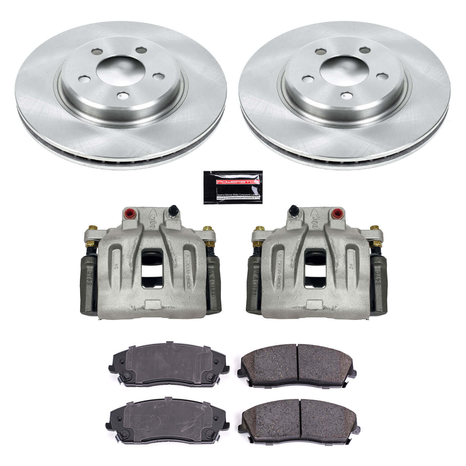 Power Stop KCOE1714A Autospecialty 1-Click Daily Driver Front Brake Kit for 2012-2021 Chrysler 300 Rear Wheel Drive product image