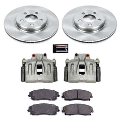 Power Stop KCOE1714A Autospecialty 1-Click Daily Driver Front Brake Kit for 2012-2021 Chrysler 300 Rear Wheel Drive product image