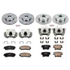 Power Stop KCOE1715 Autospecialty 1-Click Daily Driver Front And Rear Brake Kit for 2005-2007 Chrysler 300 Base, Limited, Touring Rear Wheel Drive product image