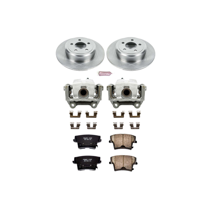 Power Stop KCOE1719 Autospecialty 1-Click Daily Driver Rear Brake Kit for 2005-2007 Chrysler 300 Base, Limited, Touring Rear Wheel Drive product image