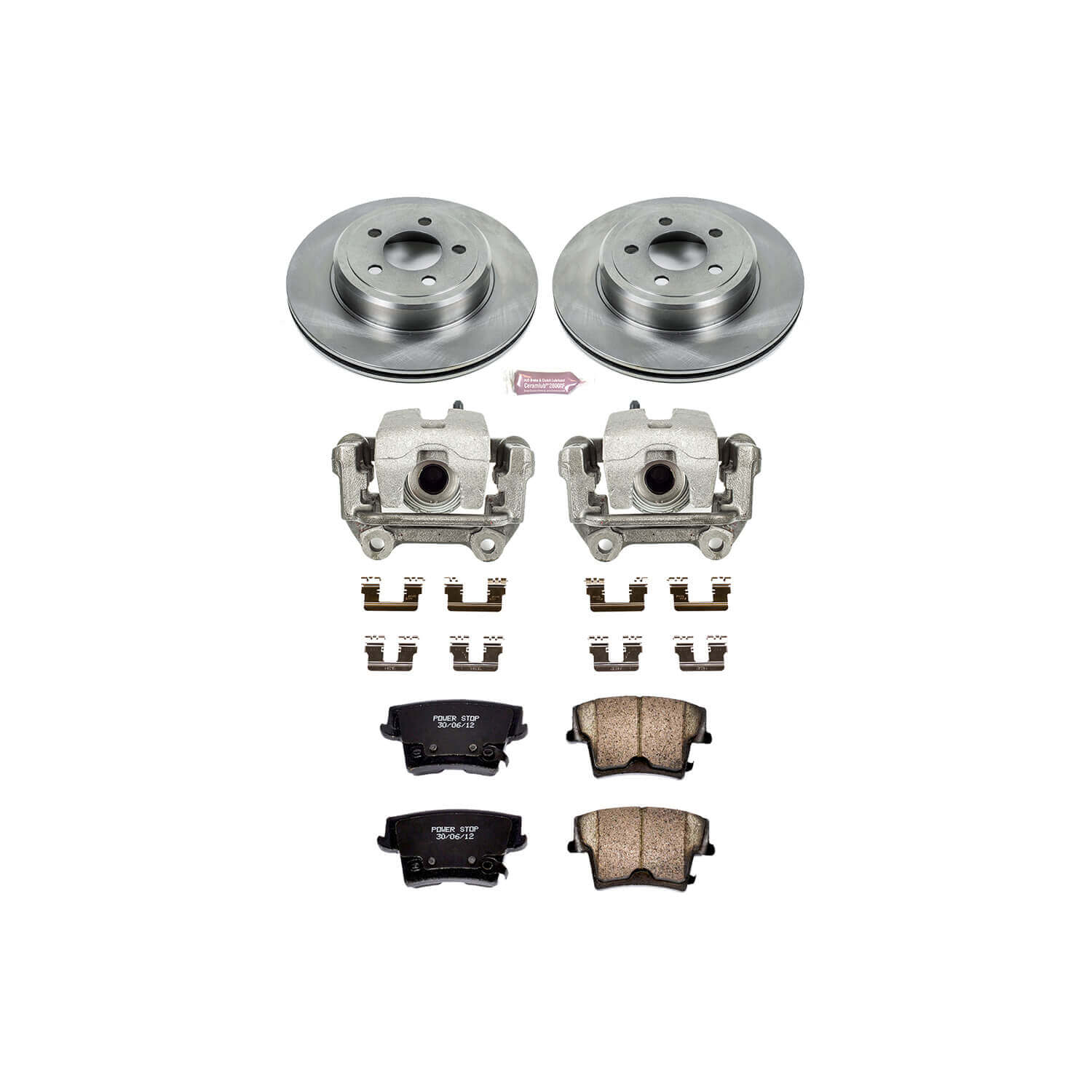 Power Stop KCOE1720 Autospecialty 1-Click Daily Driver Rear Brake Kit for 2005-2008 Chrysler 300 C, Limited, Touring All Wheel Drive product image