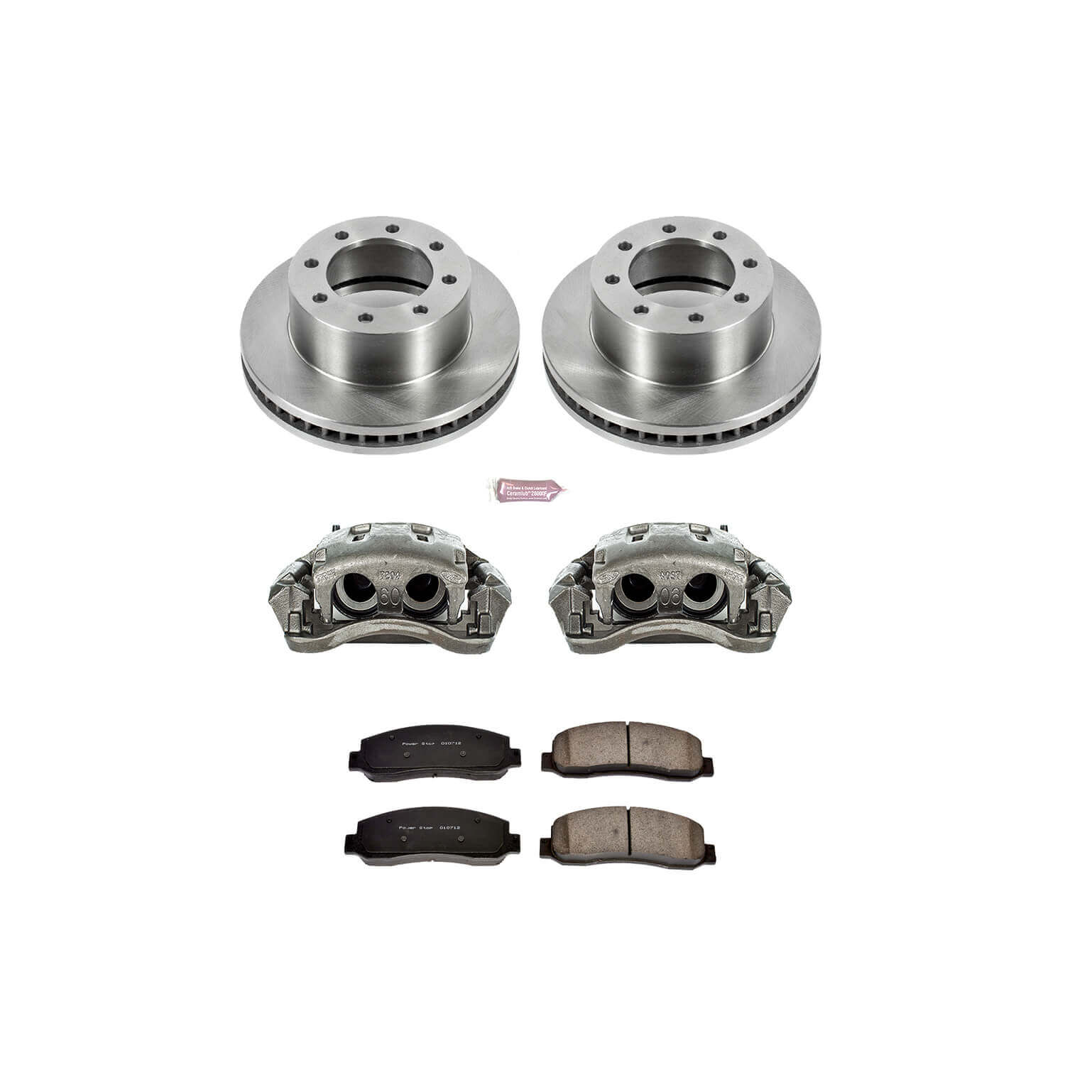 Power Stop KCOE1781A Autospecialty 1-Click Daily Driver Front Brake Kit for 2005-2009 Ford F-350 Super Duty product image