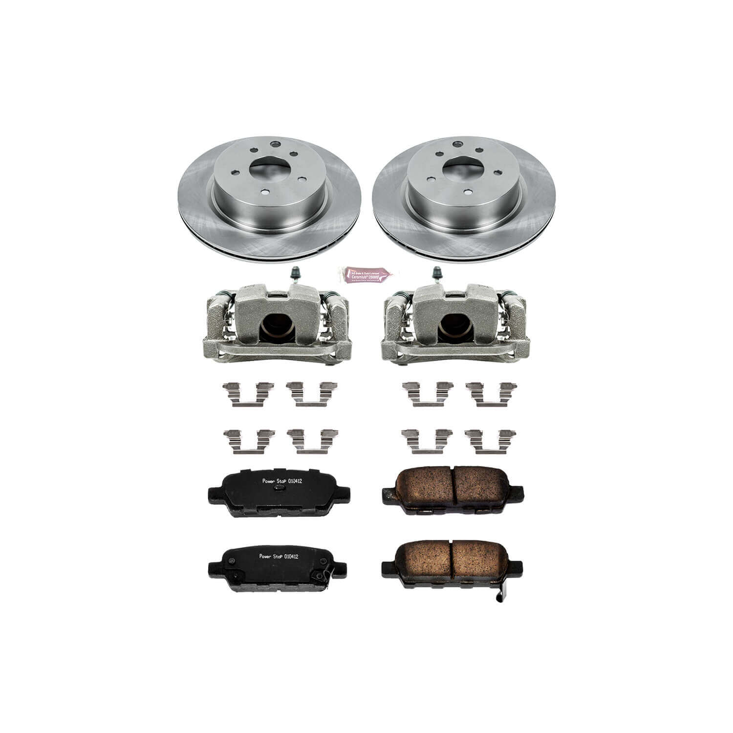 Power Stop KCOE179 Autospecialty 1-Click Daily Driver Rear Brake Kit for 2005 Infiniti G35 product image