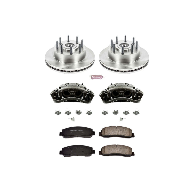 Power Stop KCOE1796 Autospecialty 1-Click Daily Driver Front Brake Kit for 2005-2007 Ford F-250 Super Duty Rear Wheel Drive product image