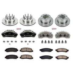 Power Stop KCOE1797 Autospecialty 1-Click Daily Driver Front And Rear Brake Kit for 2005-2007 Ford F-250 Super Duty Rear Wheel Drive product image
