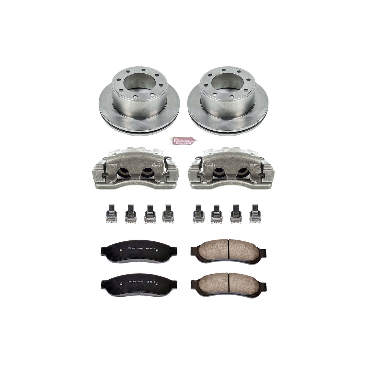 Power Stop KCOE1799 Autospecialty 1-Click Daily Driver Rear Brake Kit for 2005-2007 Ford F-250 Super Duty product image