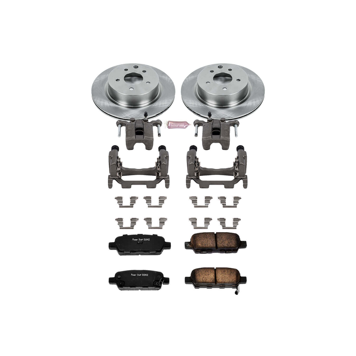 Power Stop KCOE179A Autospecialty 1-Click Daily Driver Rear Brake Kit for 2011-2012 Infiniti G25 product image