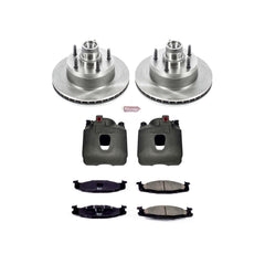 Power Stop KCOE1832 Autospecialty 1-Click Daily Driver Front Brake Kit for 2003 Ford E-150 product image