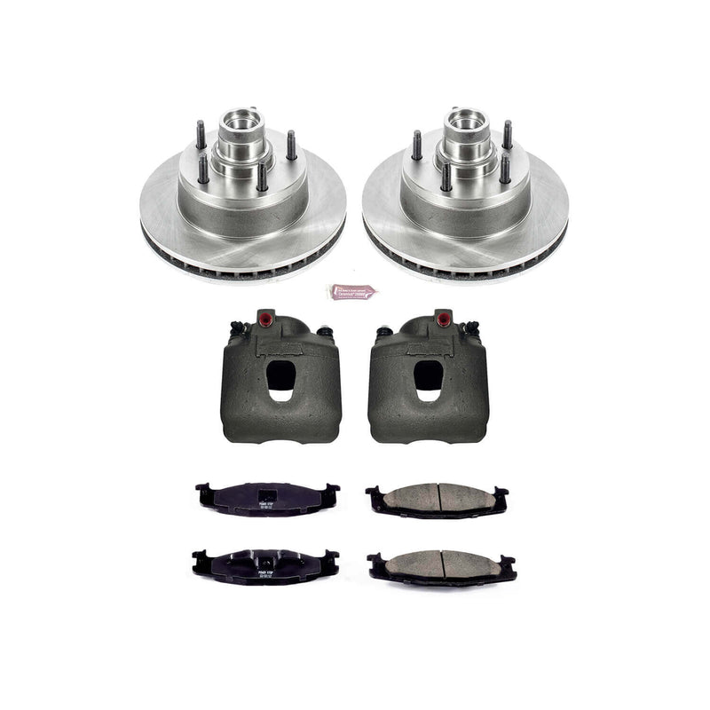 Power Stop KCOE1832 Autospecialty 1-Click Daily Driver Front Brake Kit for 2003 Ford E-150 product image