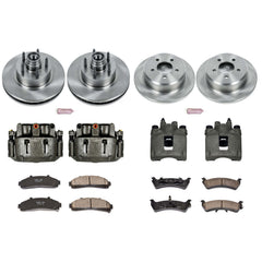 Power Stop KCOE1855 Autospecialty 1-Click Daily Driver Front And Rear Brake Kit for 1995-2001 Ford Explorer Rear Wheel Drive product image