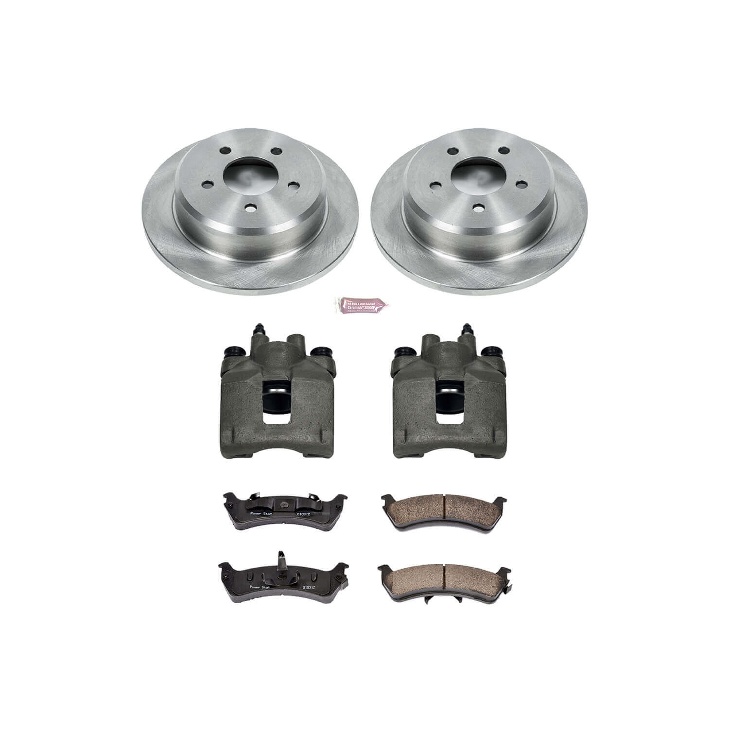 Power Stop KCOE1858 Autospecialty 1-Click Daily Driver Rear Brake Kit for 1995-2001 Ford Explorer product image