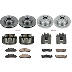 Power Stop KCOE1861 Autospecialty 1-Click Daily Driver Front And Rear Brake Kit for 1995 Ford Explorer 4 Wheel Drive product image