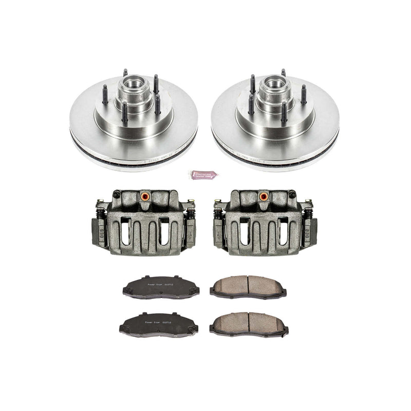 Power Stop KCOE1863 Autospecialty 1-Click Daily Driver Front Brake Kit for 1997-1998 Ford F-150 Rear Wheel Drive 4-WHEEL ABS product image