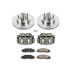 Power Stop KCOE1863A Autospecialty 1-Click Daily Driver Front Brake Kit for 1999 Ford F-150 Base, Lariat, XL, XLT Rear Wheel Drive product image