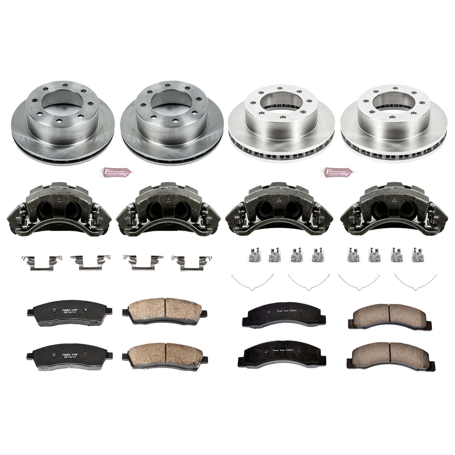 Power Stop KCOE1887 Autospecialty 1-Click Daily Driver Front And Rear Brake Kit for 1999 Ford F-250 Super Duty 4 Wheel Drive product image