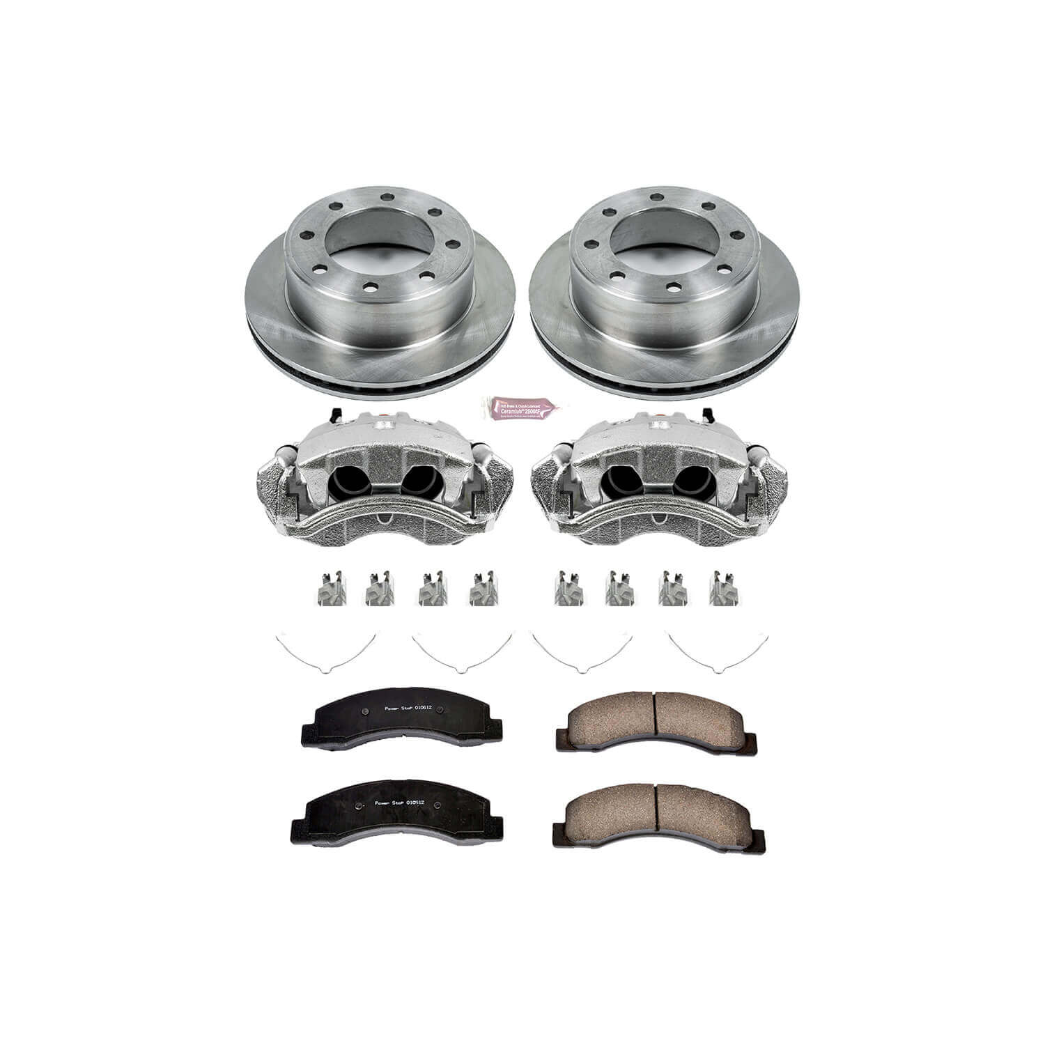 Power Stop KCOE1889 Autospecialty 1-Click Daily Driver Rear Brake Kit for 1999-2000 Ford F-350 Super Duty product image